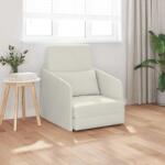 vidaXL Pat canapea Crem 65 x 80 x 83 cm Catifea GartenMobel Dekor (4106654) Canapea