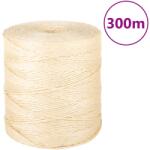 vidaXL Franghie, 300 m, sisal 100%, 2 mm GartenMobel Dekor (155000)