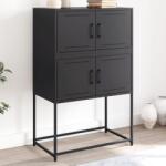 vidaXL Dulap, negru, 68, 5x38, 5x107 cm, otel GartenMobel Dekor (846482) Comoda