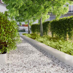 vidaXL Borduri de gazon 20 buc 25x103 cm Otel inoxidabil GartenMobel Dekor (860176)