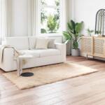 vidaXL Covor din Lana Faux Tafalla Bej 100 x 200 cm Poliester GartenMobel Dekor (42021481) Covor
