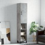 vidaXL Dulap înalt, gri beton, 34, 5x34x180 cm, lemn prelucrat GartenMobel Dekor (3199005) Comoda