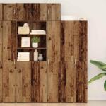 vidaXL Dulap montat pe perete Pe perete Lemn vechi 30 x 42.5 x 39.5 cm GartenMobel Dekor (869147) Comoda