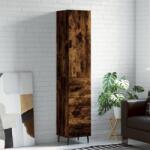 vidaXL Dulap înalt, stejar fumuriu, 34, 5x34x180 cm, lemn prelucrat GartenMobel Dekor (3198870) Comoda