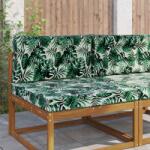 vidaXL Perna pentru canapea de exterior 2 pcs Model cu frunze GartenMobel Dekor (900858)