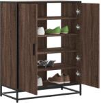vidaXL Pantofar, stejar maro, 75x38x97, 5 cm, lemn prelucrat/metal GartenMobel Dekor (3300869) Pantofar