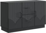 vidaXL Bufet cu sertar Negru 89 x 34, 5 x 57 cm Lemn prelucrat GartenMobel Dekor (895346) Comoda