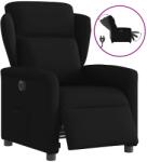 vidaXL Fotoliu rabatabil electric, negru, material textil GartenMobel Dekor (3303116)