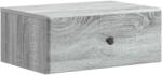vidaXL Noptiera suspendata gri Sonoma cu sertar, 49 x 34, 5 x 20 cm (899137)