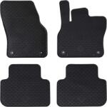 vidaXL Covor pentru masina 4 pcs Negru Cauciuc GartenMobel Dekor (42029090)