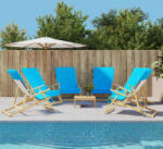 vidaXL Prosoape de plaja, 6 buc. , turcoaz, 60x135 cm, textil 400 GSM GartenMobel Dekor (3157061) Prosop