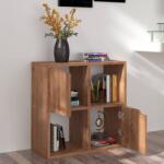 vidaXL Biblioteca, stejar maro, 60x27, 5x59, 5 cm, lemn prelucrat GartenMobel Dekor (338172) Biblioteca