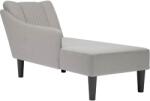 vidaXL Sezlong cu cotiera dreapta din material gri nor GartenMobel Dekor (4009805)