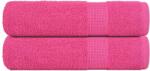 vidaXL Prosoape de baie 2 buc Roz 100x150 cm 360 g/m2 100% bumbac GartenMobel Dekor (137052) Prosop