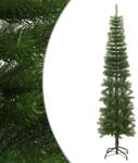 vidaXL Brad de Craciun artificial slim cu suport, 240 cm, PE GartenMobel Dekor (344647)