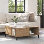 vidaXL Masa de cafea Stejar Artizanal 80 x 80 x 36, 5 cm Lemn compozit GartenMobel Dekor (881184)