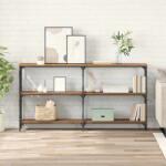 vidaXL Masa de consola Lemn vechi 156 x 28 x 80, 5 cm Lemn compozit GartenMobel Dekor (882784)