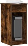 vidaXL Suport turn pentru computer cu sertar Stejar afumat 35x45x77 cm GartenMobel Dekor (858744)