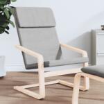 vidaXL Scaun de relaxare, gri deschis, material textil GartenMobel Dekor (351051)
