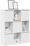 vidaXL Biblioteca, alb, 89x24x101, 5 cm, lemn prelucrat GartenMobel Dekor (860400) Biblioteca