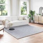 vidaXL Covor patrat gri 240x240 cm, poliester moale, antiderapant, pentru interior (42022774) Covor