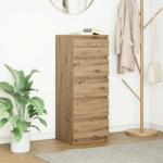 vidaXL Bufeta cu sertare Stejar Artisan 37, 5x35x99 cm Lemn prelucrat GartenMobel Dekor (861768) Comoda