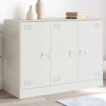 vidaXL Servanta, alb, 99x39x73 cm, otel GartenMobel Dekor (841726) Comoda