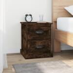 vidaXL Noptiera, stejar afumat, 39x39x47, 5 cm, lemn prelucrat GartenMobel Dekor (816154)