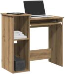 vidaXL Birou cu rafturi stejar artizanal 84x40x78 cm, lemn prelucrat GartenMobel Dekor (860453)