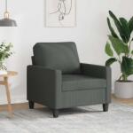 vidaXL Fotoliu canapea, gri închis, 60 cm, material textil GartenMobel Dekor (359148) Canapea