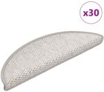 vidaXL Covorase scara autoadezive aspect sisal 30 buc Platina GartenMobel Dekor (3365858) Covor