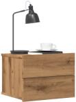 vidaXL Noptiere de perete, 2 buc. , stejar artizanal, 40x32x30 cm GartenMobel Dekor (855947)