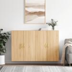 vidaXL Dulapuri montate pe perete, 2 buc, stejar sonoma, 69, 5x34x90 cm GartenMobel Dekor (3195606) Comoda