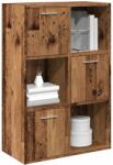 vidaXL Biblioteca, lemn vechi, 60, 5x30x90 cm, lemn prelucrat GartenMobel Dekor (855970) Biblioteca