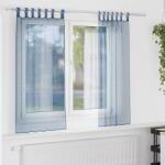 vidaXL Perdele voal cu bucle 2 buc Albastru regal 140x175 cm GartenMobel Dekor (4102302)