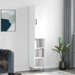 vidaXL Dulap înalt, alb, 34, 5x34x180 cm, lemn prelucrat GartenMobel Dekor (3199009) Comoda