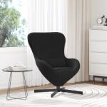 vidaXL fotoliul ou din catifea neagra GartenMobel Dekor (42002762)