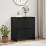 vidaXL Bufet Stejar negru 70 x 41 x 75 cm Lemn compozit GartenMobel Dekor (875230) Comoda