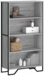 vidaXL Biblioteca, gri sonoma, 80x31x137, 5 cm, lemn prelucrat GartenMobel Dekor (848632) Biblioteca