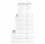 vidaXL Set de prosoape premium SOLUND, 12 piese, alb, 600 g/m2 GartenMobel Dekor (137570) Prosop