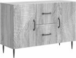 vidaXL Bufet cu sertar Sonoma gri 89 x 34, 5 x 60 cm Lemn prelucrat GartenMobel Dekor (894891) Comoda