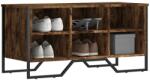 vidaXL Pantofar, stejar fumuriu, 90x38x45, 5 cm, lemn compozit GartenMobel Dekor (848641) Pantofar
