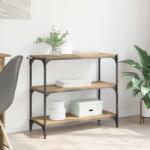 vidaXL Dulap pentru carti Stejar Artizanal 80 x 33 x 70, 5 cm GartenMobel Dekor (881109) Biblioteca