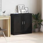 vidaXL Raft pentru Carti Stejar negru 82.5 x 30.5 x 80 cm GartenMobel Dekor (862515) Biblioteca