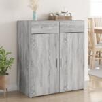 vidaXL Dulap, sonoma gri, 80x42, 5x93 cm, lemn prelucrat GartenMobel Dekor (3281474) Comoda