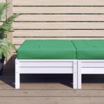 vidaXL Perna pentru paleti, verde, 60x60x9, 5 cm, tesatura Oxford GartenMobel Dekor (361797)
