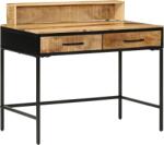 vidaXL Masa de consola cu sertar cu depozitare Maro 100 x 55 x 89.5 cm GartenMobel Dekor (374103)