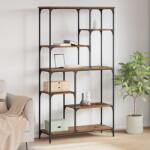 vidaXL Raft pentru carti Lemn vechi 99 x 35, 5 x 176 cm Lemn compozit GartenMobel Dekor (882775) Biblioteca