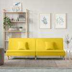 vidaXL Canapea extensibila, galben deschis, material textil GartenMobel Dekor (351904) Canapea