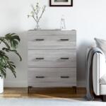 vidaXL Servanta, gri sonoma, 69, 5x34x90 cm, lemn compozit GartenMobel Dekor (827858) Comoda